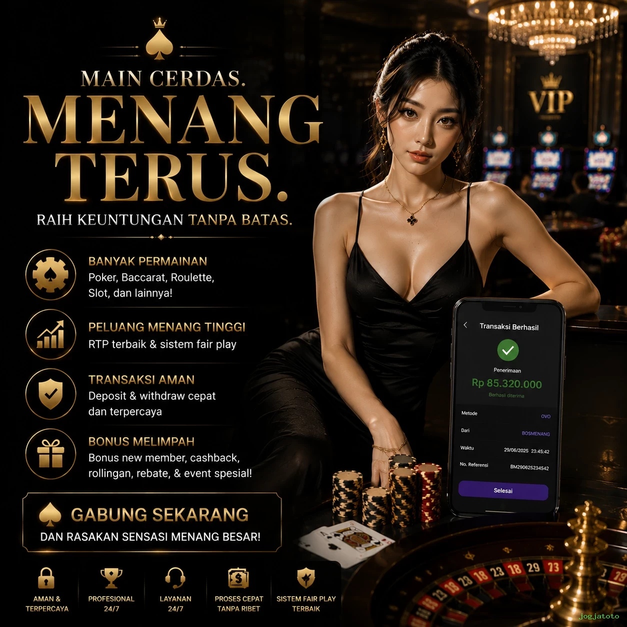 Cuplikan layar menu unduhan jogjatoto untuk perangkat Android